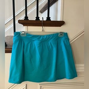 LANDS END Turquoise Swim Skirt